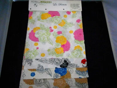 1 Pack Robert Kaufman Samples Floral La Femme 4 Fabrics 55% Linen & 45% Cotton - Image 1 of 4