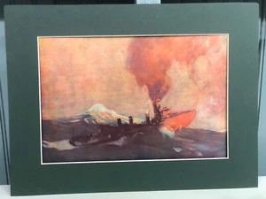 Art Print On The Way To The Philippines Henry Reuterdahl 1907 Collier & Son - Picture 1 of 8