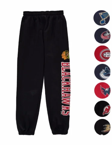 NHL Hockey Youth Critical Victory Majestic Fleece Sweat Pants Cover
