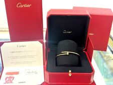 Authentic Cartier 18K Yellow Gold Juste Un Clou Small Model Size 18 W/B&P 