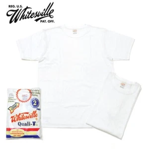 Whitesville WV73544 2-PACK T-SHIRT OFF-WHITE Size L XL XXL Men's Made in Japan - Picture 1 of 10