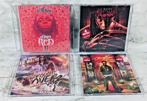LIL WAYNE (PROMO) MIXTAPE MIX CD (LOT OF 4) THE DROUGHT (RIKERS ISLAND) RED FLAG - Picture 1 of 9