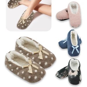 Kids Plush Slippers Warm Winter House Shoes Soft Plush Indoor Slippers Anti Skid - Picture 1 of 27