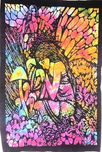 Celtic Angel Multicolor Tapestries Tie-Dye Wall Hanging Home Decorative Poster - Picture 1 of 4