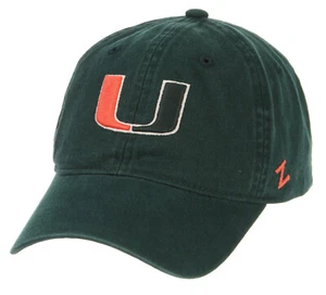 MIAMI HURRICANES "THE U" NCAA ADJUSTABLE STRAPBACK SCHOLARSHIP DAD CAP HAT NWT! - Picture 1 of 7