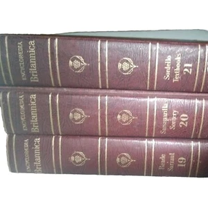  1768 Encyclopedia Britannica  Volume 19, 20, & 21.  pub 1966 Hardback  - Picture 1 of 10