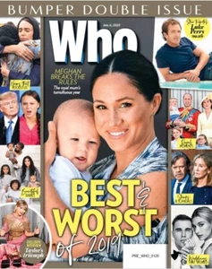 Who Magazine January 6 2020 Best & Worst 2019 Meghan Markle Taylor Swift  - Picture 1 of 12