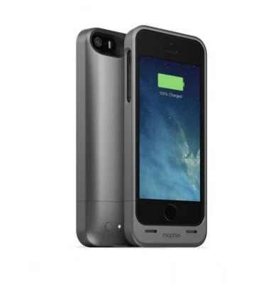 NEW Mophie Juice Pack Helium Case iPhone 5/5s - Dark Metallic - Image 1 of 4