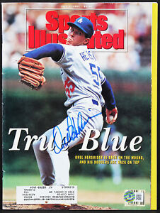 Dodgers Orel Hershiser Signed 1991 Sports Illustrated Magazine BAS #BJ07007