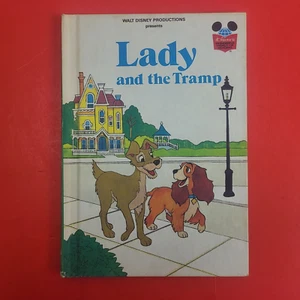 1981 Lady and the Tramp Walt Disney Production Hardcover 1st USA Edition - Picture 1 of 13