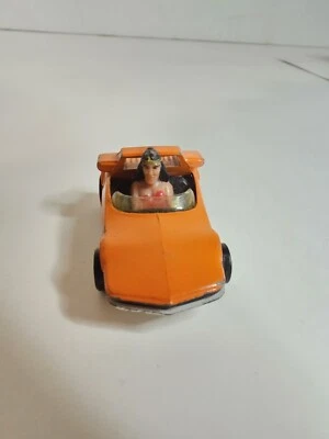Wonder Woman 1979 Corgi Die Cast Car DC Comics Inc GT Britain Orange - Image 1 of 4