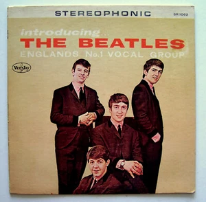 EINFÜHRUNG DER BEATLES Halterung VEE JAY Label - STEREO - Black Label - LOVE ME DO - Bild 1 von 4