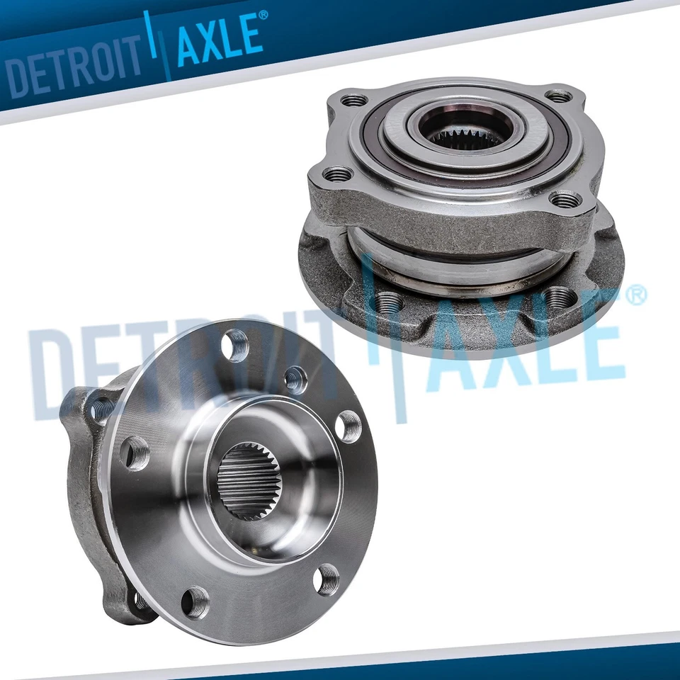 Conjunto de par de cojinetes y bujes de rueda delantera para BMW X5 X6 M 2010 2011 2012 2013 Foto 1 de 4