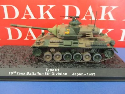 Die cast 1/72 Modellino Carro Armato Tank Type 61 Japan 1993 - Immagine 1 di 4