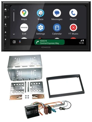 Kenwood DAB Bluetooth USB MP3 2DIN Autoradio für Peugeot Expert 207 307 Partner - Bild 1 von 4