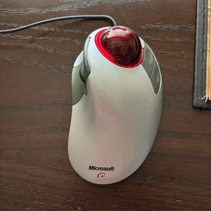 Mysz Microsoft Trackball Explorer 1.0 kompatybilna z PS2/USB X08-70390 przetestowana czysta - Zdjęcie 1 z 9