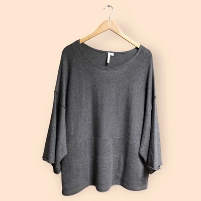 J. Jill Pure Jill Oversized Cotton Cashmere Knit Pullover Sweater Women Medium - Image 1 of 4