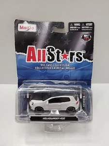 Rare VHTF Volkswagen Golf GTI R32 2011 Maisto All Stars 1:64 * White * - Picture 1 of 10