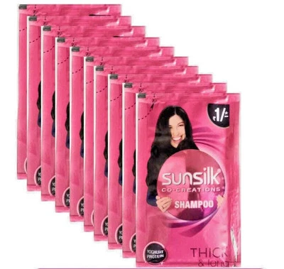 SUNSILK THICK & LONG SHAMPOO SACHET-PACK OF 32 - Image 1 of 3