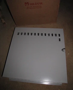 Milbank 24246HC1-SP2 24x24x6 Electrical Enclosure NEMA 1 Hinged 14 Cutouts - NIB - Picture 1 of 6