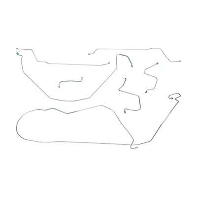 Juego de tubos de acero inoxidable Chevrolet Malibu Chevelle 1967 conv man tambor Foto 1 de 4