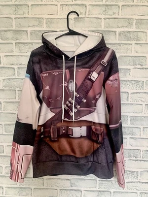 Star Wars мандалорский толстовка с капюшоном пуловер толстовка куртка пальто косплей костюм - Изображение 1 из 2