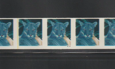 US ERROR Stamps #4141a Florida Panther: PNC7 #S1111 IMPERF & Color Shift! $1000. - Image 1 of 3