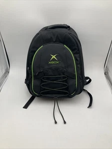 Vintage Microsoft Original Xbox Schwarz Reisetasche Rucksack Gepolstert Konsolenhalter - Bild 1 von 18