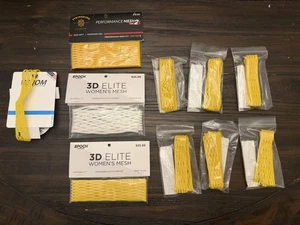 Lot of Mesh Pieces for Stringing Women’s Lacrosse Sticks/Heads (new condition) - Picture 1 of 1