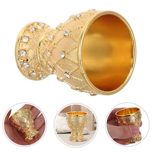 Ritual Holy Golden Chalice: Ceremonial Cups - For Buddhism Offerings - Picture 1 of 12