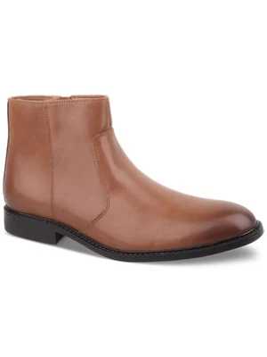 Botines ALFANI Mujer Marrón Pulido Acolchado Liam Punta Redonda Tacón Bloque 7 M Foto 1 de 4