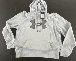 Under Armour Hoodie Sweatshirt Men’s Size L Loose Light Blue - Picture 1 of 3