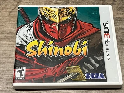 Shinobi (Nintendo 3DS, 2011) CIB Complete & TESTED! **VGC** - Image 1 of 4