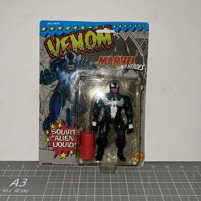 Figura de acción Toybiz Marvel Super Heroes VENOM Squirt Alien Liquid 1993 Foto 1 de 4
