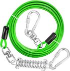 10ft - 150ft  Heavy Duty Dog Tie Out Cable For Weight upto 500lbs Shock proof