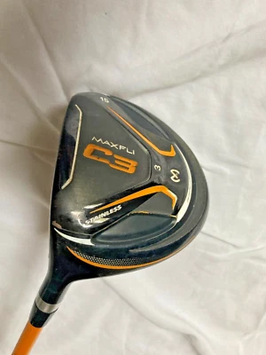 Maxfli C3 Titanio ProForce V2 Varilla de Grafito para Hombres LH 3 Madera, Regular, 15 grados Foto 1 de 4