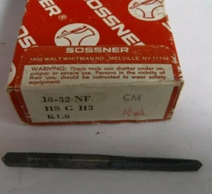 10 32 NF Tap Sossner HSG H3 K1.0 Spiral Point  - Picture 1 of 1