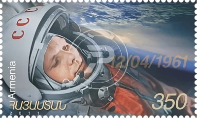 Armenia - 50th anniversary of Yuri Gagarin’s flight to the space - Image 1 of 2