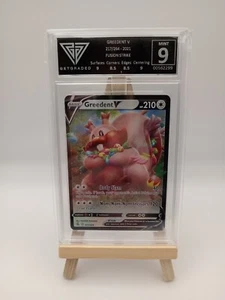 Pokémon TCG Greedent V Fusion Strike 217/264 Holo Ultra Rare Get Graded 9 Mint  - Picture 1 of 3
