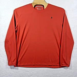 Reel Legends Shirt Mens XL Orange Long Sleeve Fish Freeline Performance Outdoors - Picture 1 of 5