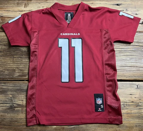 Arizona Cardinals Larry Fitzgerald #11 Jersey Kids Size Small 8 NFL Cover