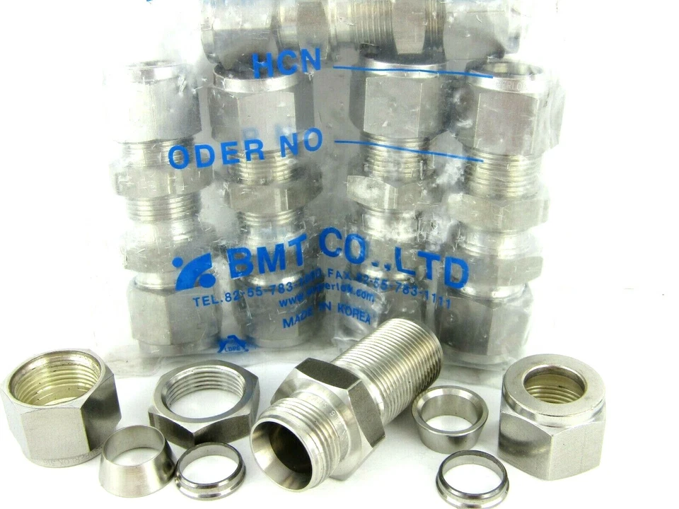 NUEVO Superlok SBHU-8-S316 1/2" O.D Tubo Mampara Unión, SBHU8S316 (Bolsa de 5) Foto 1 de 3