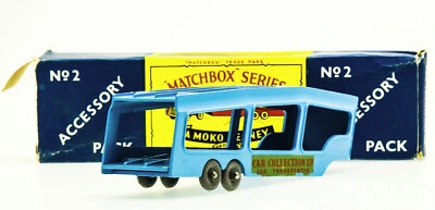 Remolque de 4 ruedas MOKO LESNEY MATCHBOX SERIES No.2 Bedford Car Transporter solamente Foto 1 de 4