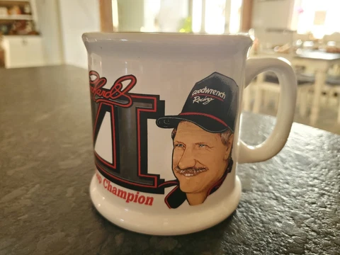 DALE EARNHARDT SR #3 NASCAR VII 7 Time WINSTON CUP CHAMPION Ceramic Coffee Mug Cover