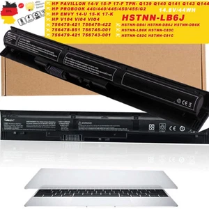 HSTNN-LB6J Akku Für HP V104 HSTNN-DB6I HSTNN-DB6K HSTNN-LB6K 756743-001 2900mAh - Imagen 1 de 8