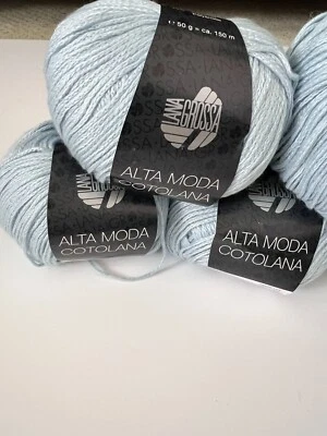 Lana Grossa,NEW,Alta Moda Cotolana,#11, 14 skeins,Merino/cotton, 50g/163yds - Image 1 of 4