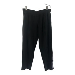 Avia Pant Kids Women's L(12-14) Black Polyester Stretch Elastic Waist Ankle Zip - Picture 1 of 5
