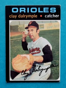1971 Topps #617 Clay Dalrymple Baltimore Orioles Baseball Card EX/VG - Picture 1 of 2