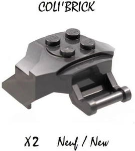 Lego 79896 - 2x Cockpit Front 4x3x2 with Bar Handle - Pearl Dark Gray - Neu - Bild 1 von 1