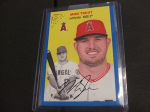 2020 Topps Gallery Heritage Blue /99 Mike Trout #HT-1 -Los Angeles Angels-